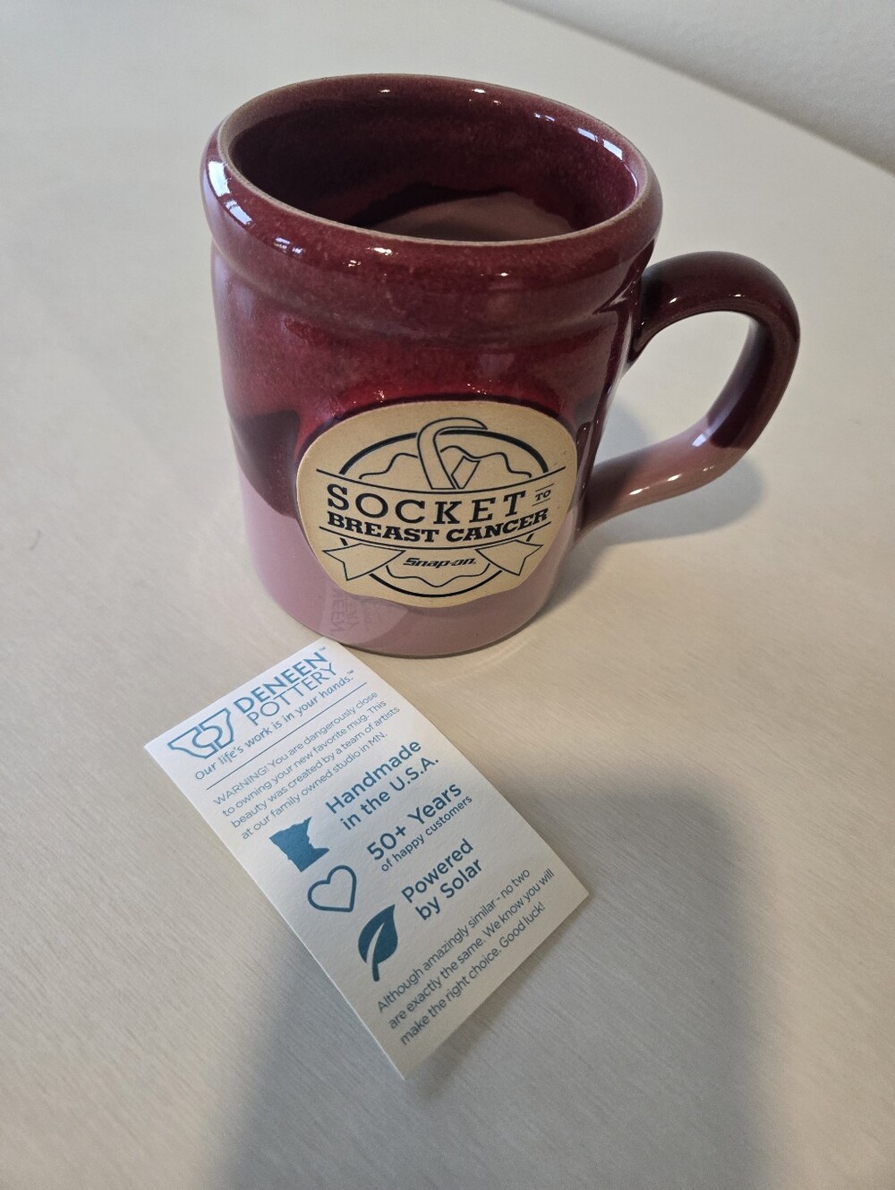 Snap-On - Socket To Breast Cancer Ceremic Mug